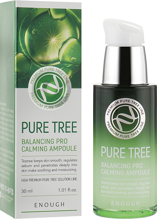 Сироватка для обличчя Enough Pure Tree Balancing Pro Calming Ampoule 30 мл