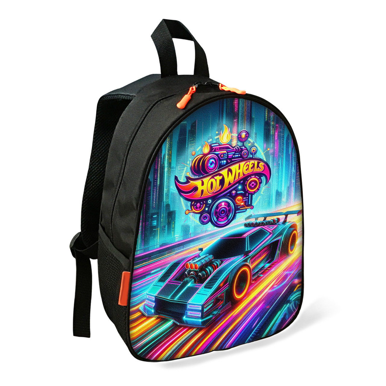 Дитячий шкільний рюкзак Hot Wheels 34×27×13 см, багатоколірний, водонепроникний