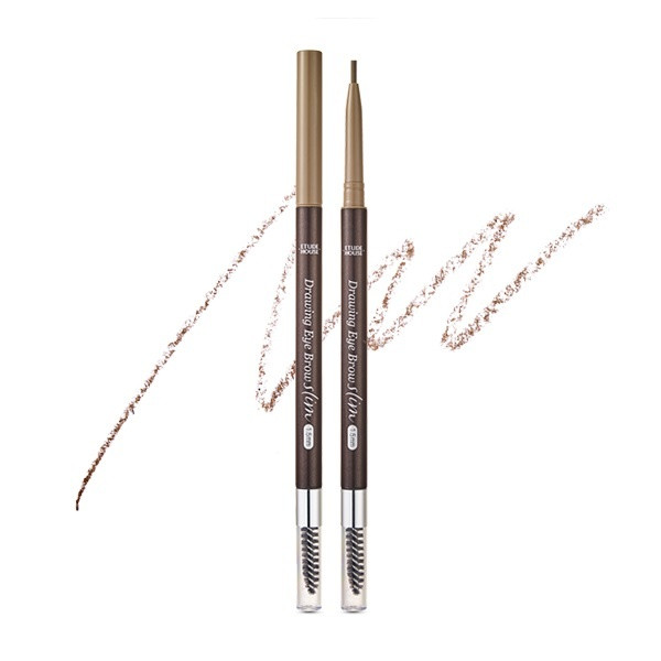 Автоматичний тонкий олівець для брів Etude House Drawing Slim Eyebrow #3 Light Brown
