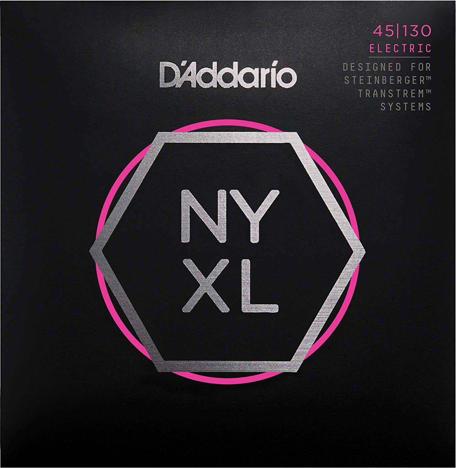 Струны для бас-гитары D'Addario NYXLS45130 Double Ball End Steinberger Regular Light Long Scale Bass 5 Strings 45/130