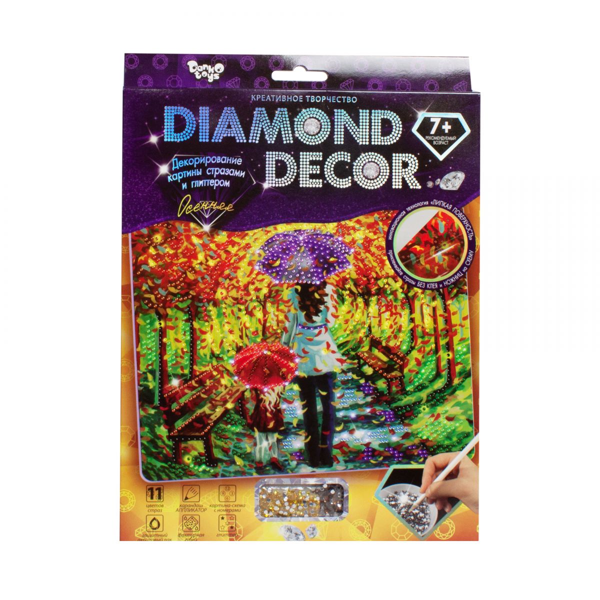 Набор для творчества Diamond Decor Осень Dankotoys (DD-01-11)