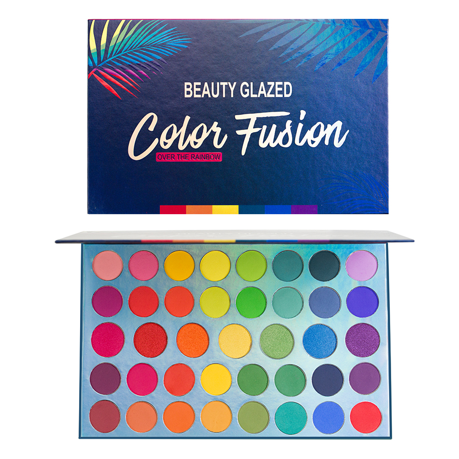 Палитра теней для век Beauty Glazed Color Fusion Over The Rainbow