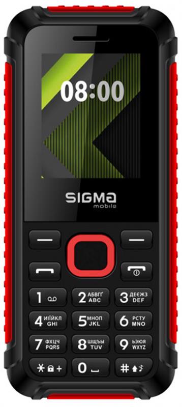 Sigma mobile X-style 18 Track Dual Sim Black/Red