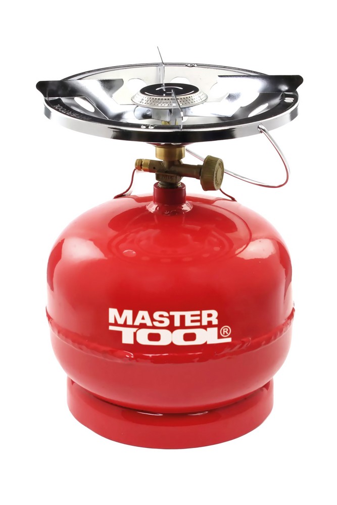 Комплект газовый кемпинг MASTERTOOL GM Турист с пьезоподжигом баллон 5 л (44-5105)