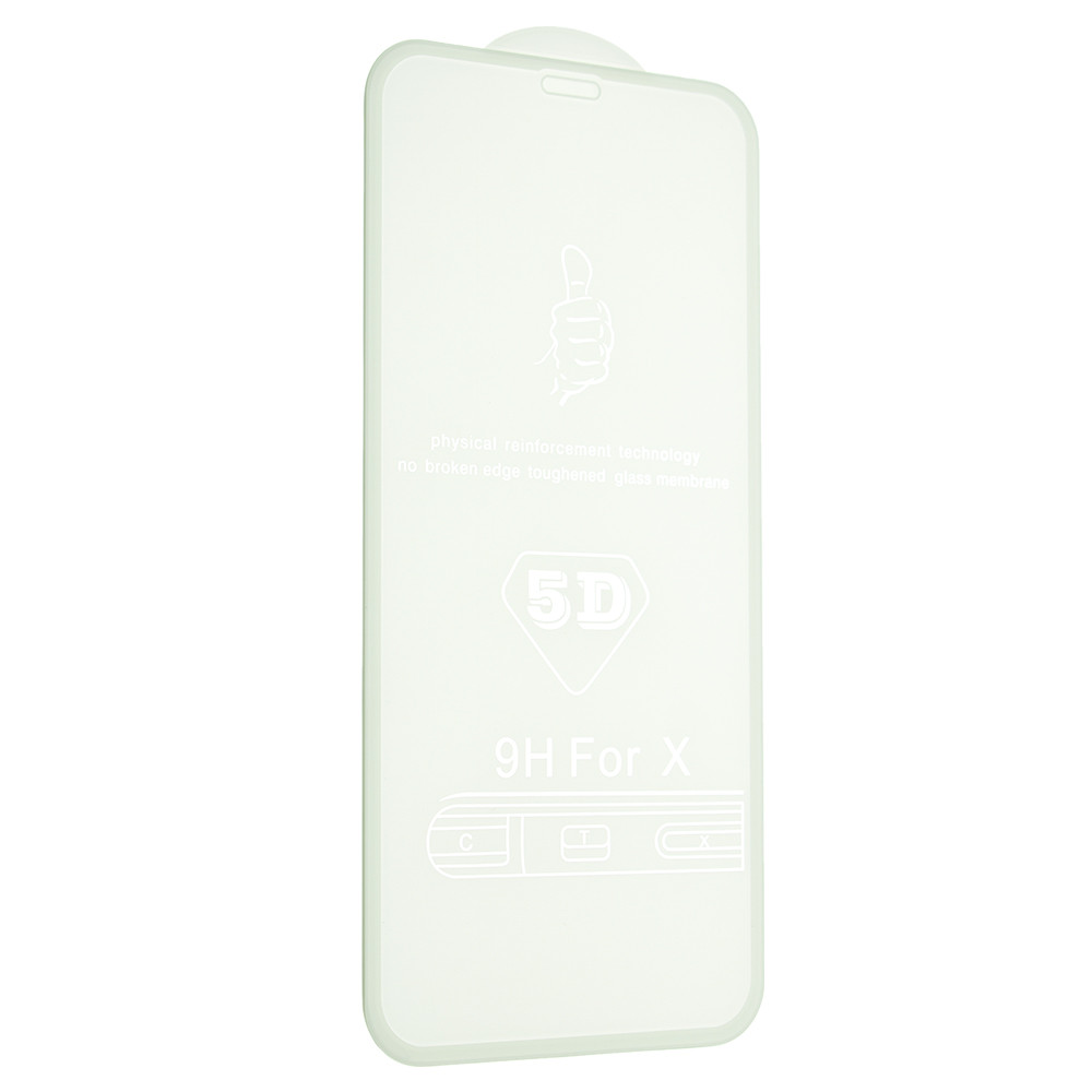 Захисне скло Mirror Glass 5D для Apple iPhone 11 Pro/ iPhone X/ iPhone XS Білий
