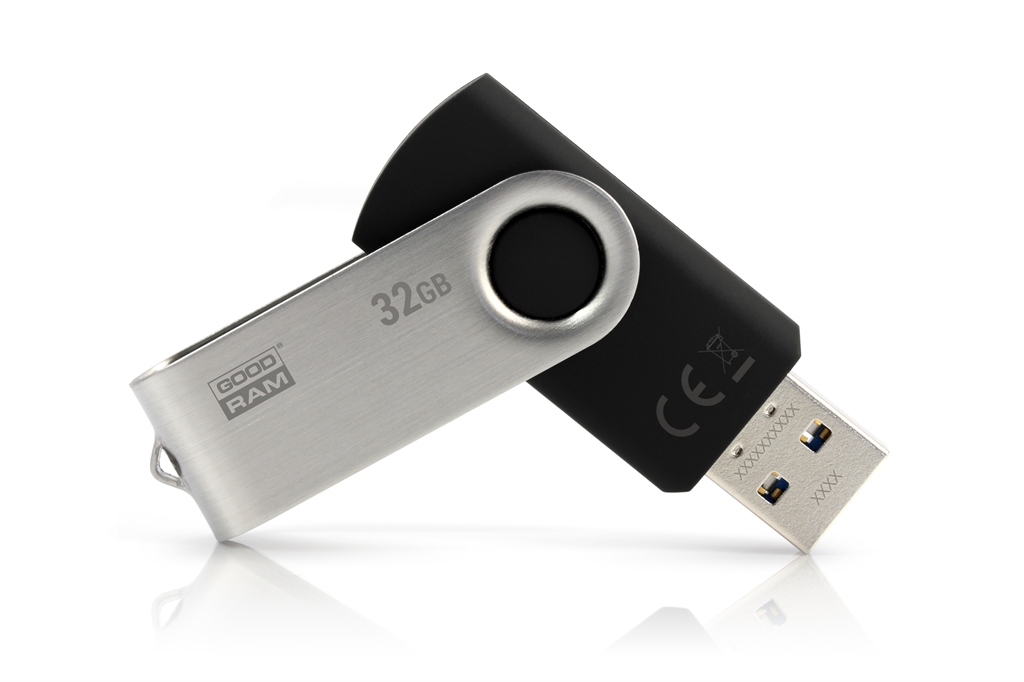 Флеш-накопичувач USB3.0 32GB GOODRAM UTS3 (Twister) Black (UTS3-0320K0R11)