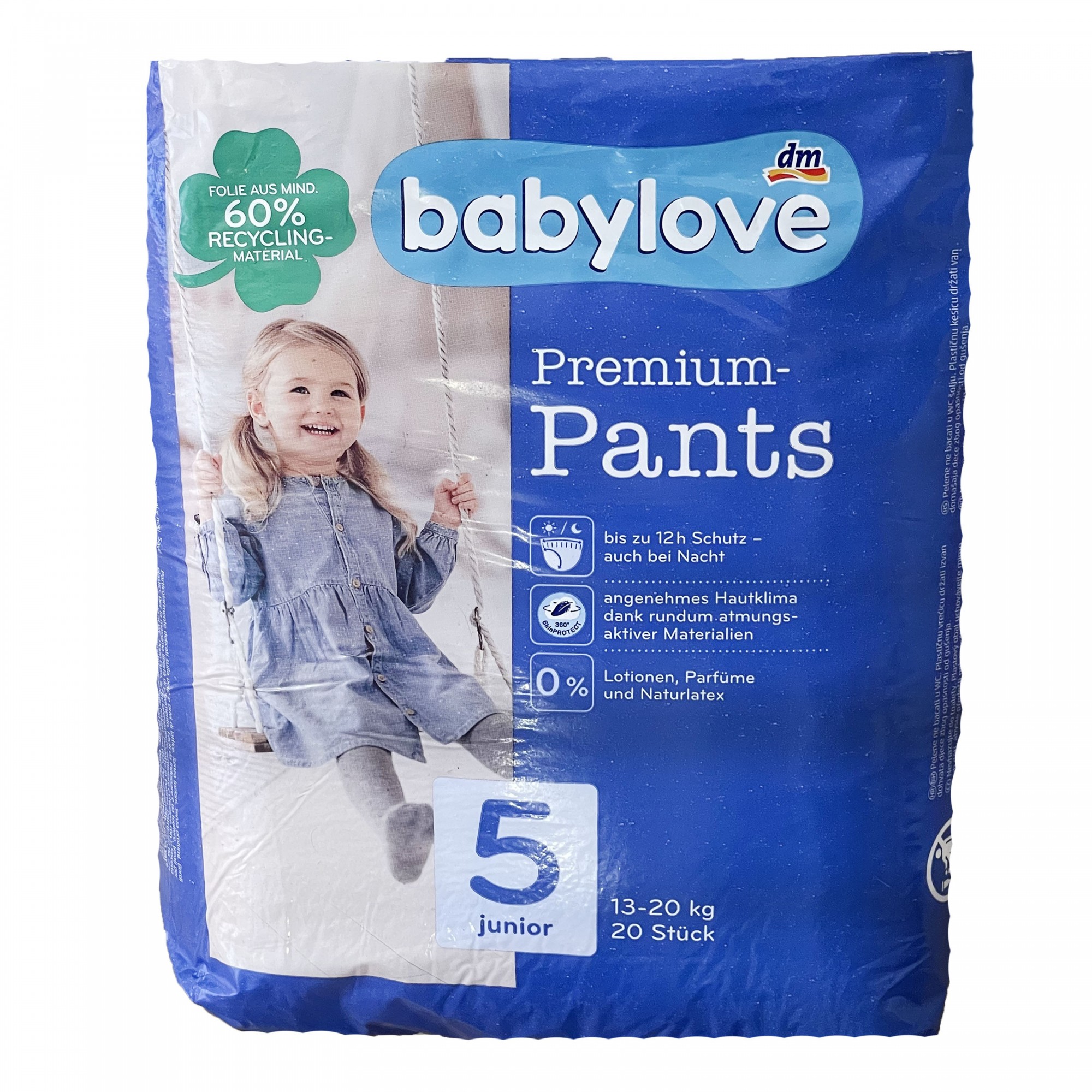 Подгузники-трусики Babylove Premium 5 junior 13-20 кг 20 шт