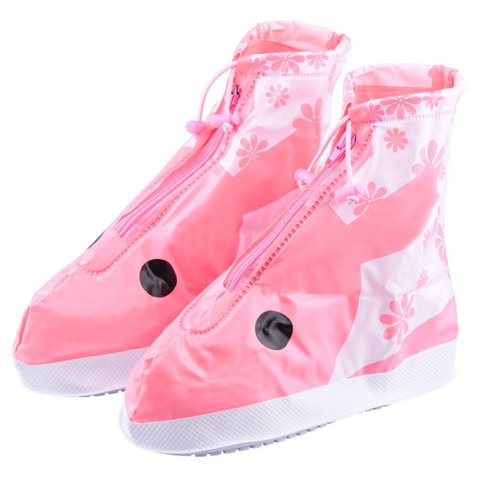 Дощовики для взуття Metr + CLG17226S розмір S 20 см Рожевий
