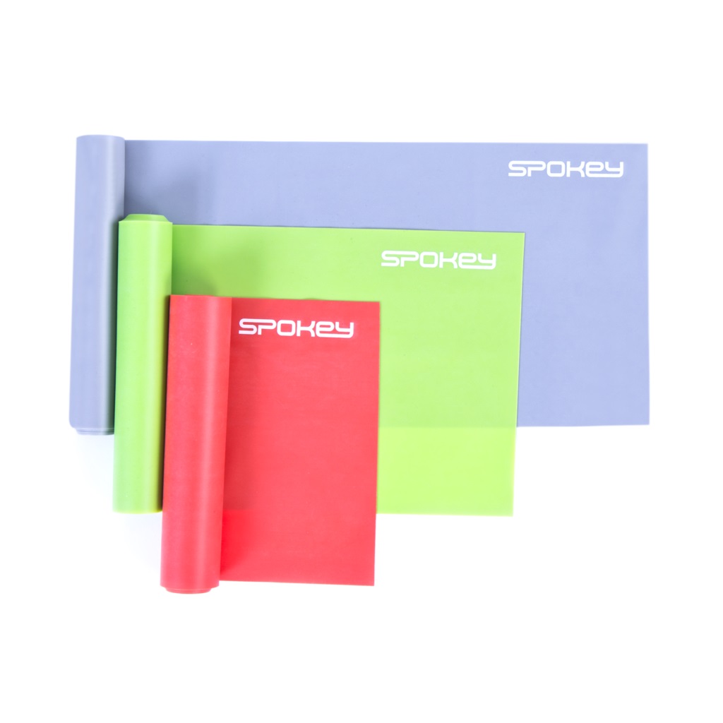 Набір гумових стрічок-еспандерів для фітнесу Spokey Swing II Різнокольорові (s0463)