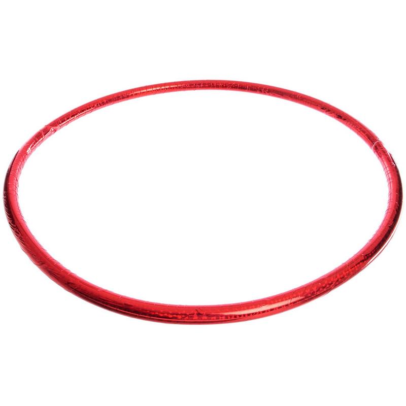 Обруч цельный гимнастический пластиковый Record FI-3375-75 Красный (SK000572)