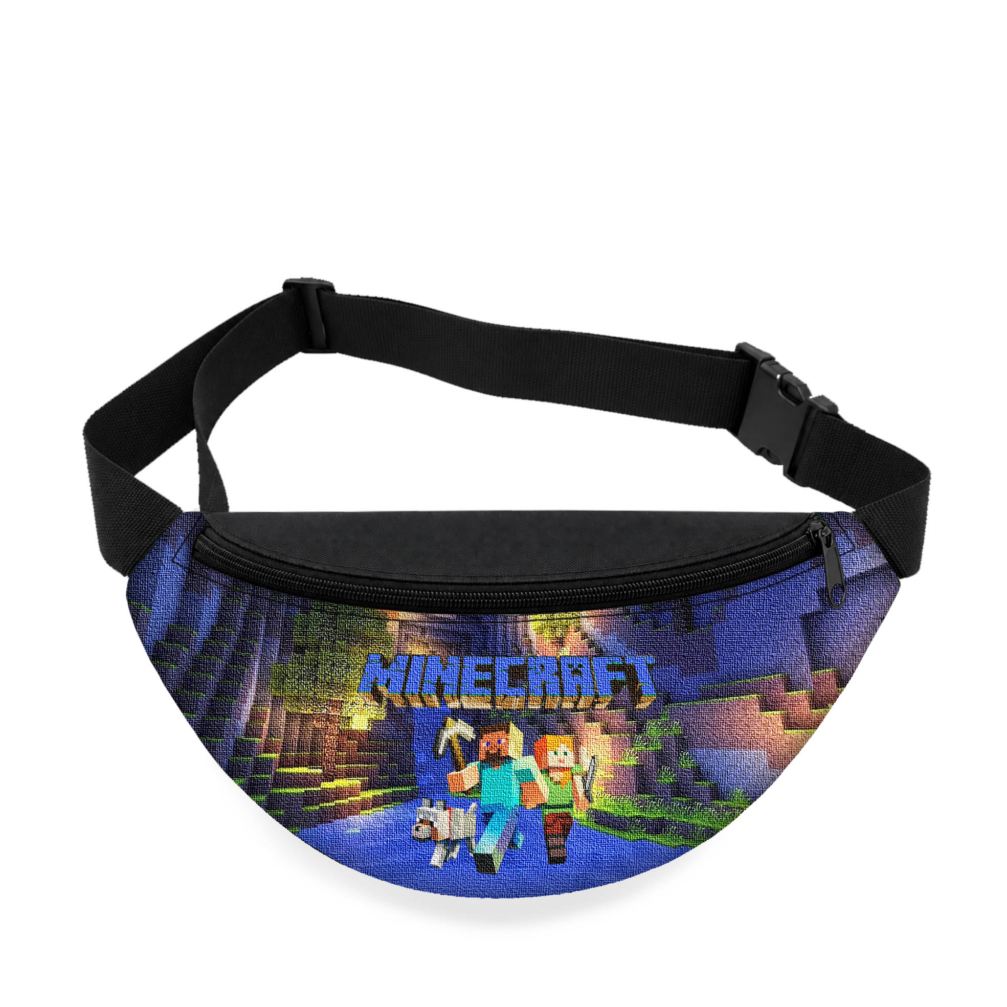 Дитяча бананка Minecraft 32x15x7.5 см, чорна