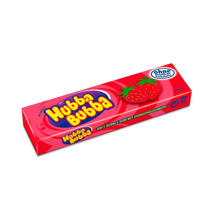 Жевачка Хуба Буба Hubba Bubba Клубника 35 г (15315)