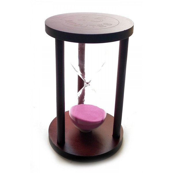 Часы песочные 15 Мин Розовый (238788)