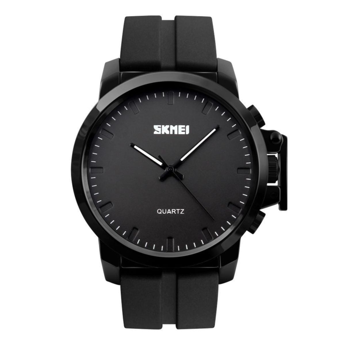 Годинник Skmei 1208 Black Dail Silicone Band BOX (1208BOXBKDS)