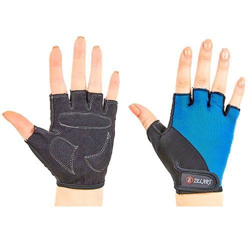 Перчатки для фитнеса BC-3787 Zelart  S Черно-синий (07363004)