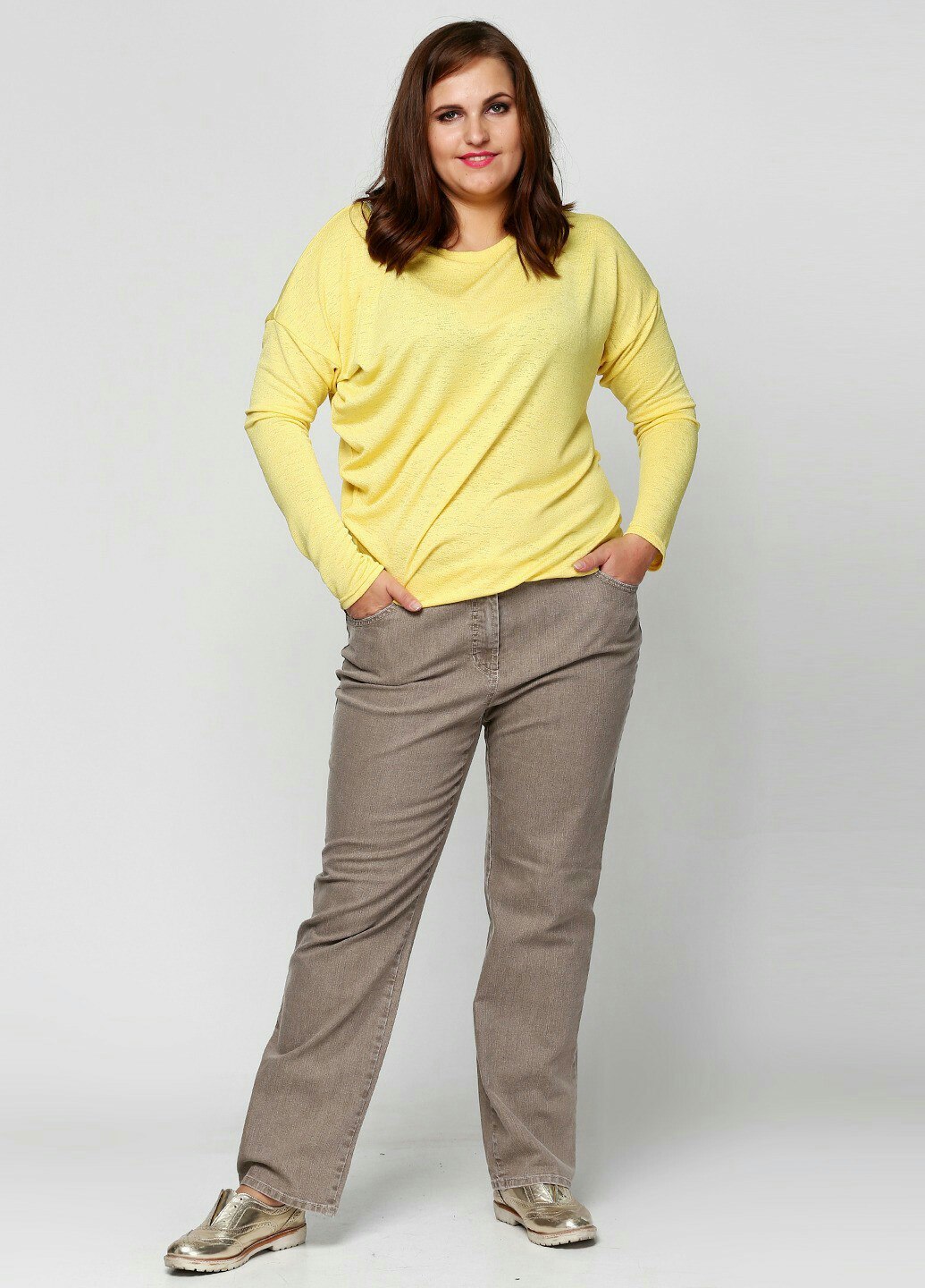 Штани Gerry Weber 48 Коричневий (GW-053)