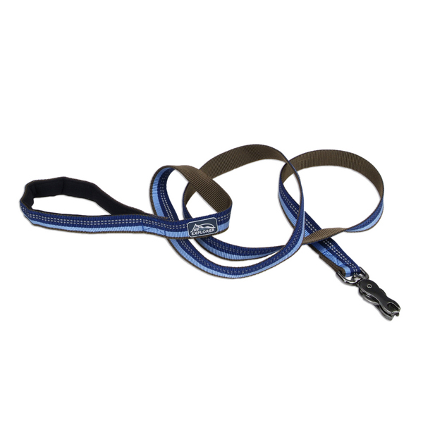 Поводок световозвращающий Coastal K9 Explorer Leash для собак 1.8 м Разноцветный (76484369094)