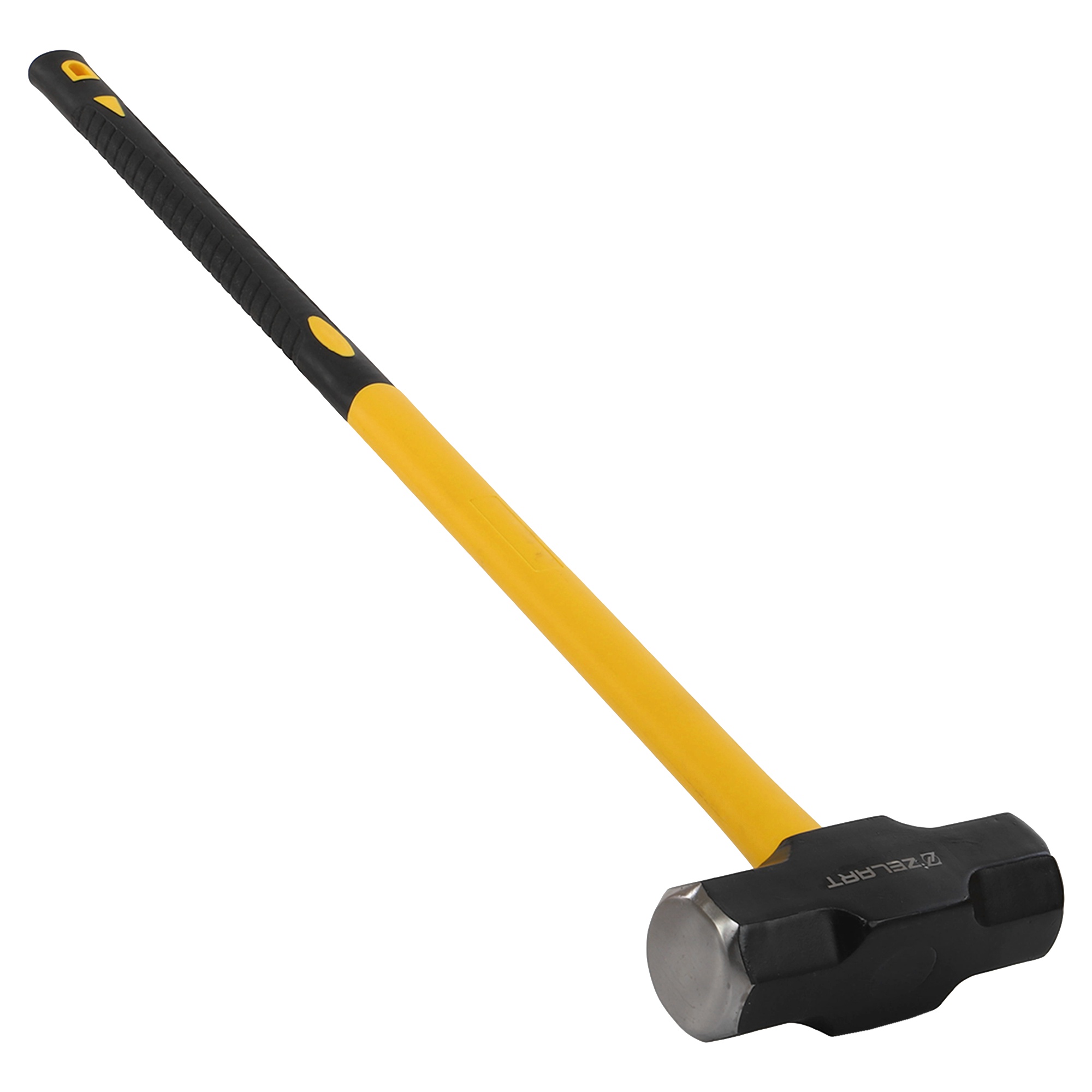Кувалда стальная для кроссфита и функциональных тренировок Zelart HAMMER TA-9635-16LB 16LB 7,3кг черный-желтый