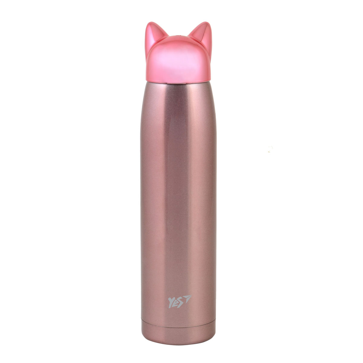 Термос YES  Pink Cat 320 мл Розовое золото (707275)