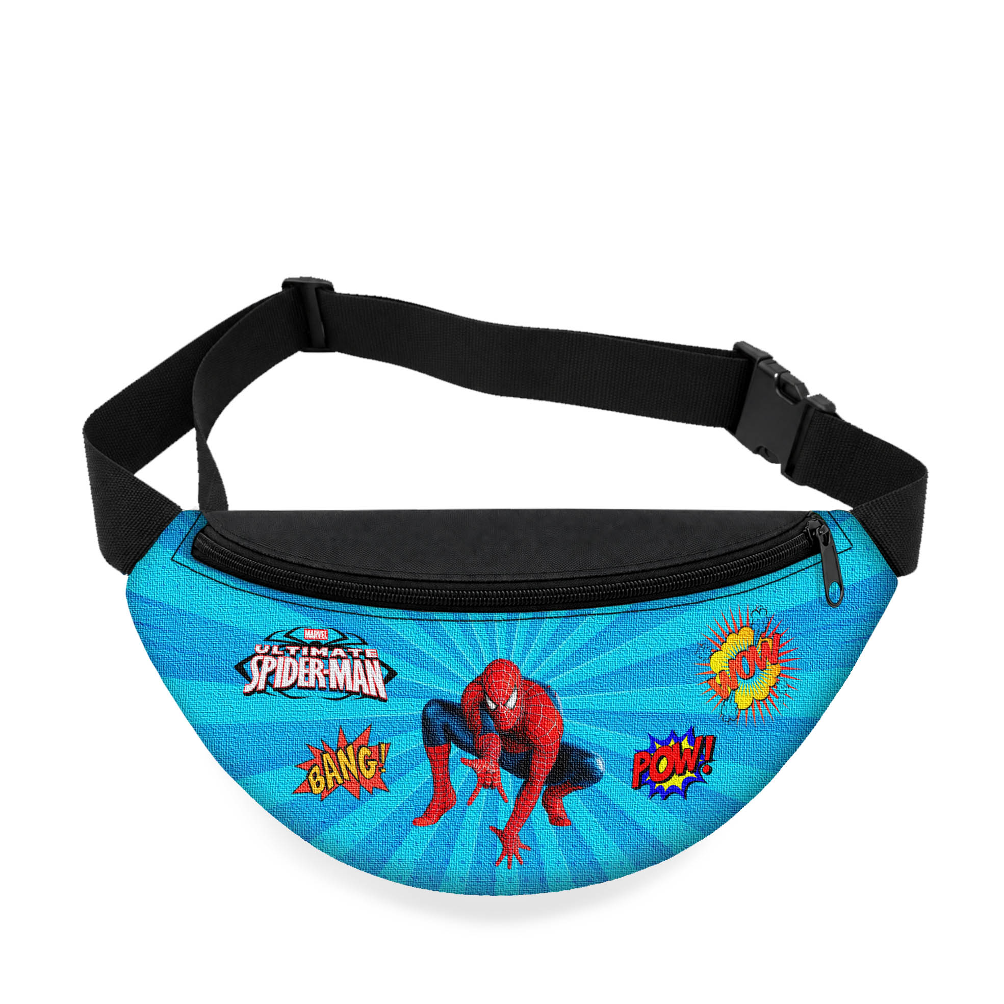 Дитяча сумка-бананка Spider-Man, чорна