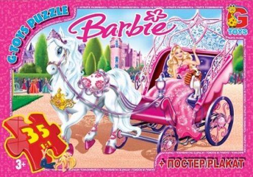 Пазлы G-Toys Barbie, 35 элементов