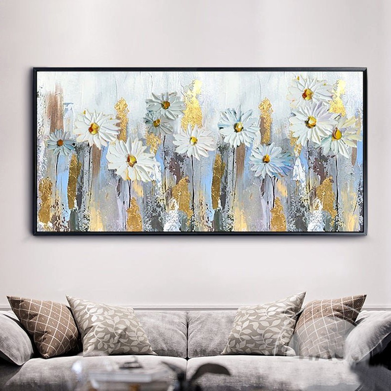 Картина квіти ArtSale flwr0060 50 х 100 см