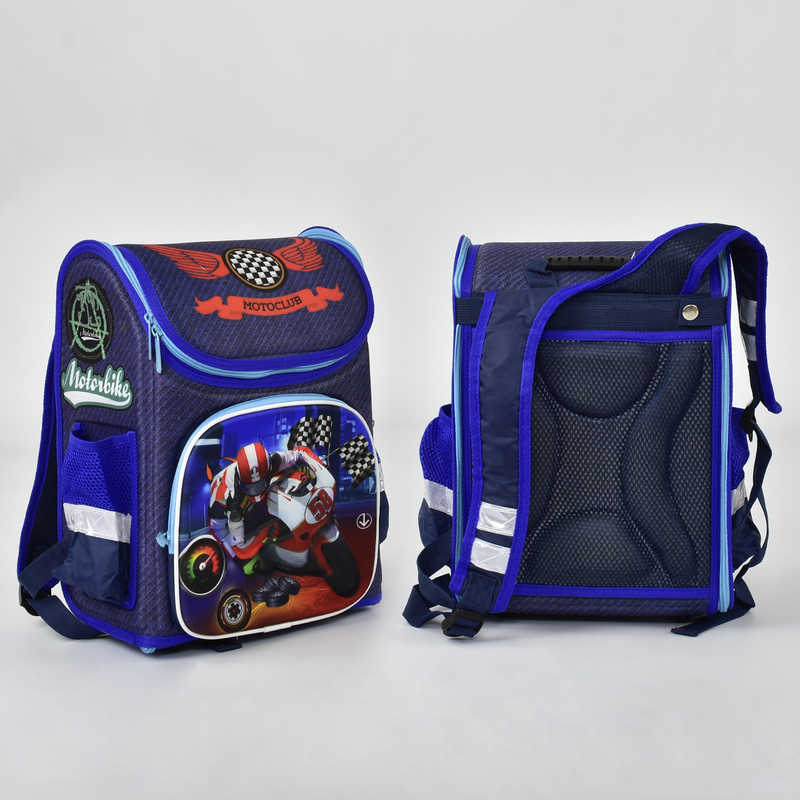 Рюкзак каркасний шкільний N 00174 Синій (30)