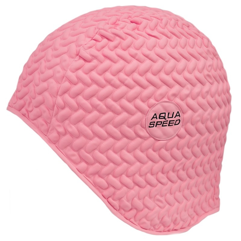 Шапочка для плавання Aqua Speed ​​Bombastic Tic-Tac Рожева (as007)