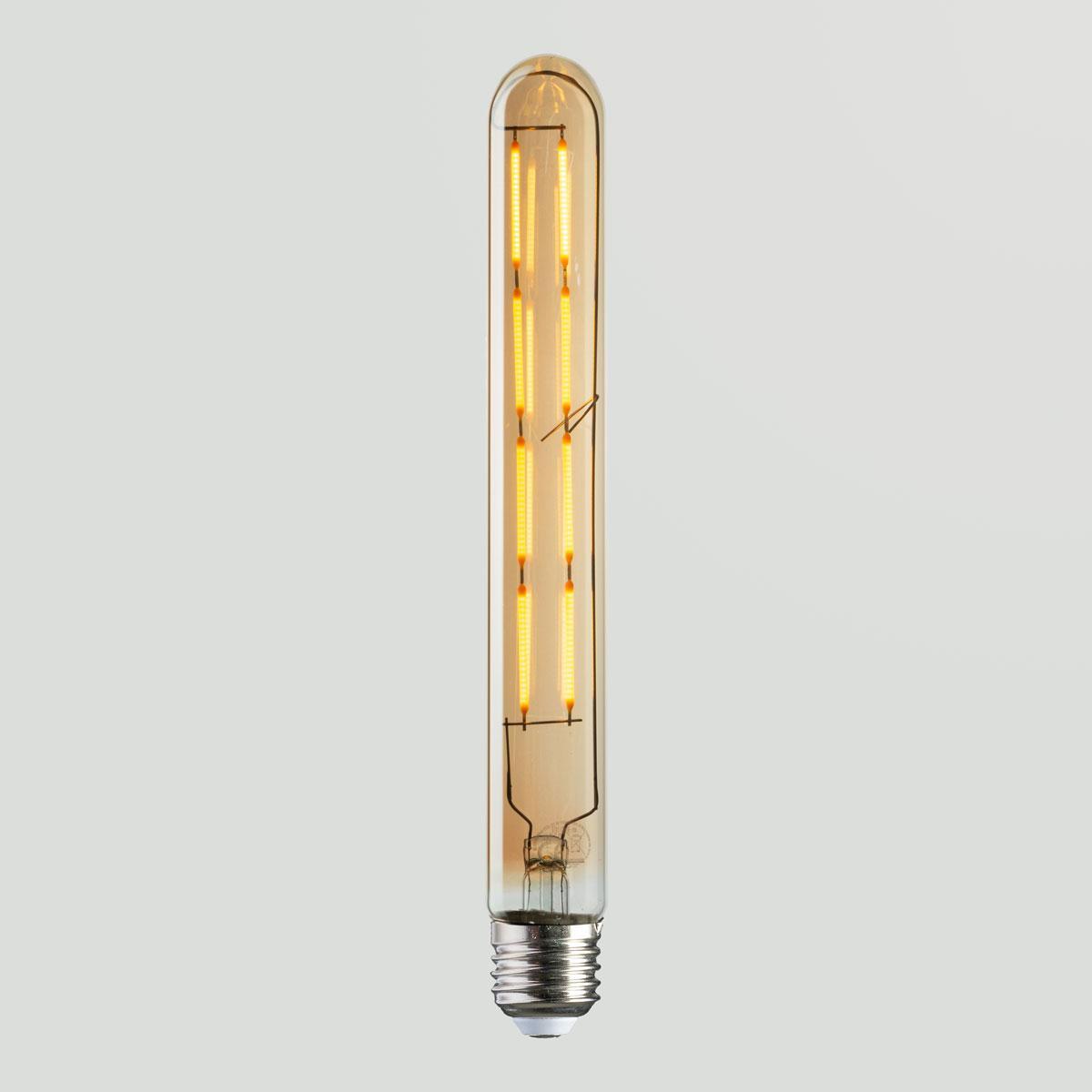 Лампа декоративная Horoz Filament Rustic Tube - 6 6 Вт E27 2200 К Бронза
