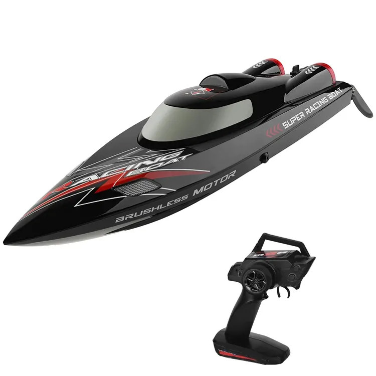 Катер высокоскоростной на дистанционном управлении WL Toys WL916 RC 47см 55км/ч Черно-серый (WL916)