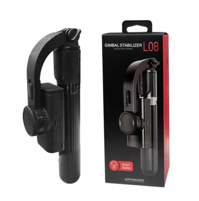 Штатив для фото автоматический сбалансированный Gimbal L08 стедикам для смартфона Black (my011-hbr)