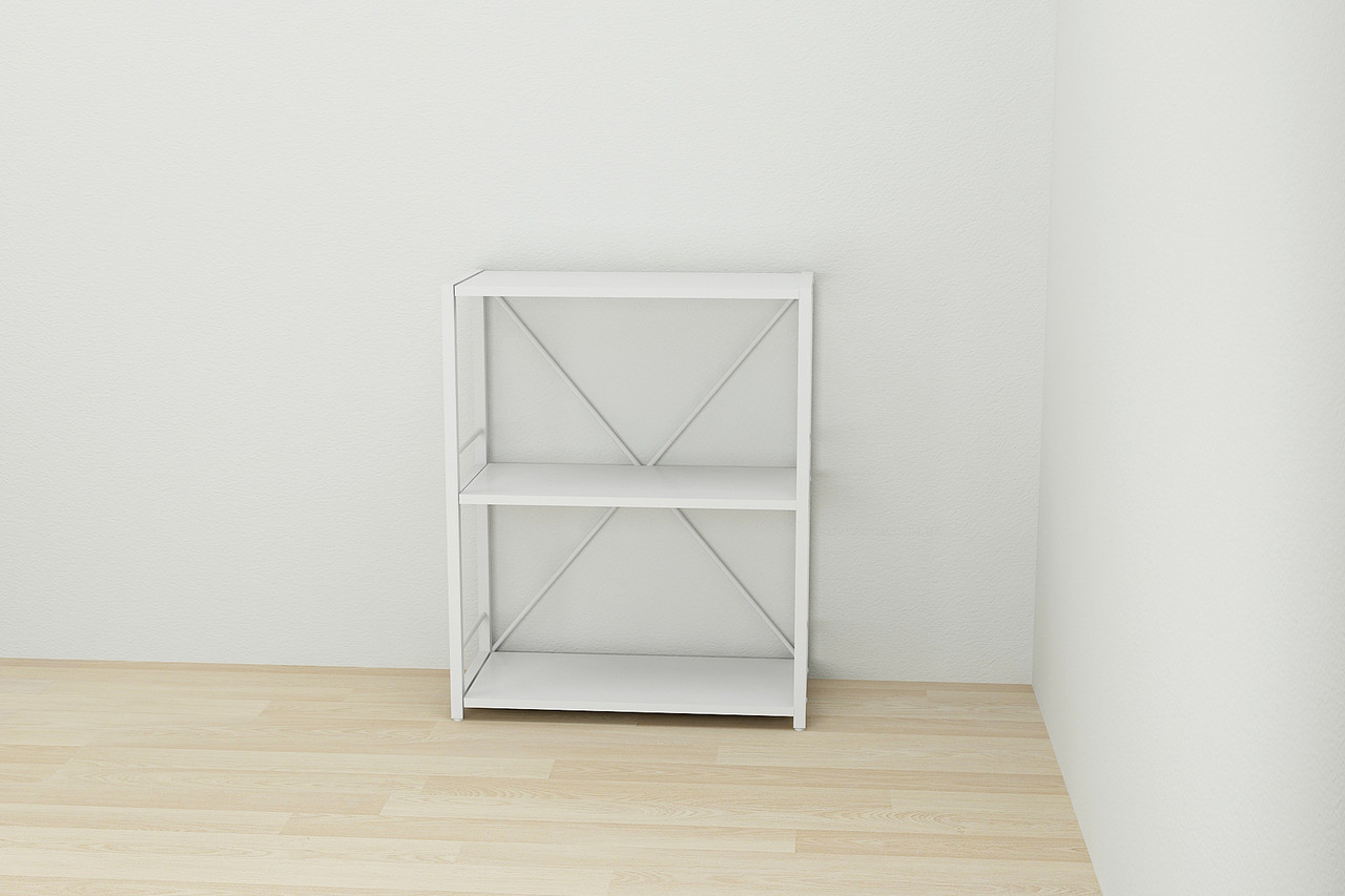 Етажерка Ferrum-decor Конект 73x60x28 см Білий (XK00223)