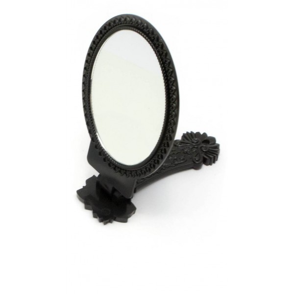 Зеркальце раскладное косметическое Черное (45444)