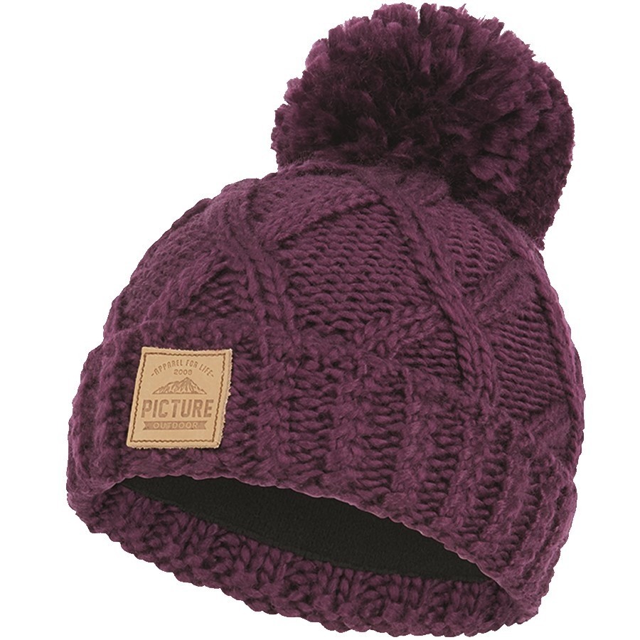 Шапка женская Picture Organic Haven One Size Фиолетовый