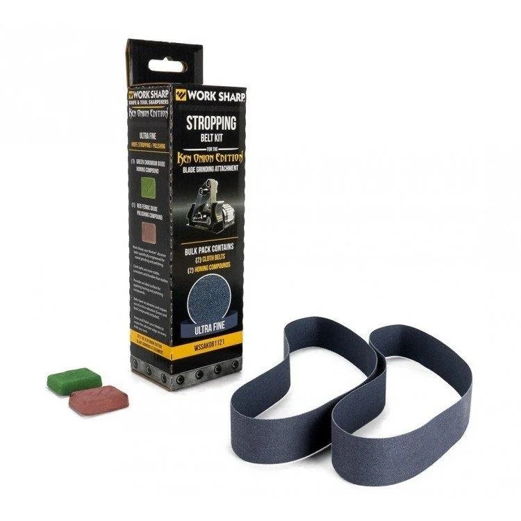 Набір Work Sharp 2 тканинних ременя для WSKTS-KO + зелена паста chromium oxide + червона паста ferric oxide (TI00512)