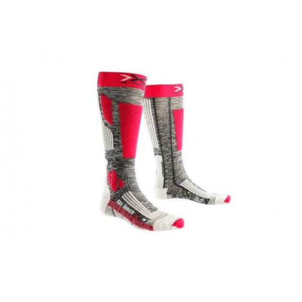 Шкарпетки X-Socks Ski Rider 2.0 Lady 35-36 Червоний/Сірий (1068-X100093 35-36 G150)