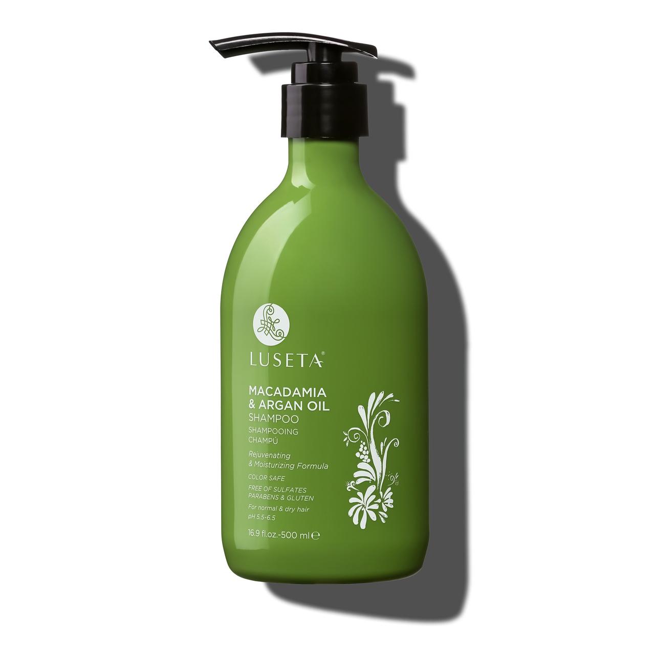 Шампунь для восстановления волос Luseta Macadamia & Argan Oil Shampoo 500ml (LU6019)