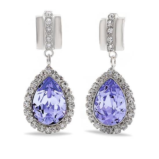 Сережки KOBI Hruska зі Swarovski (7440-3037-10-32)