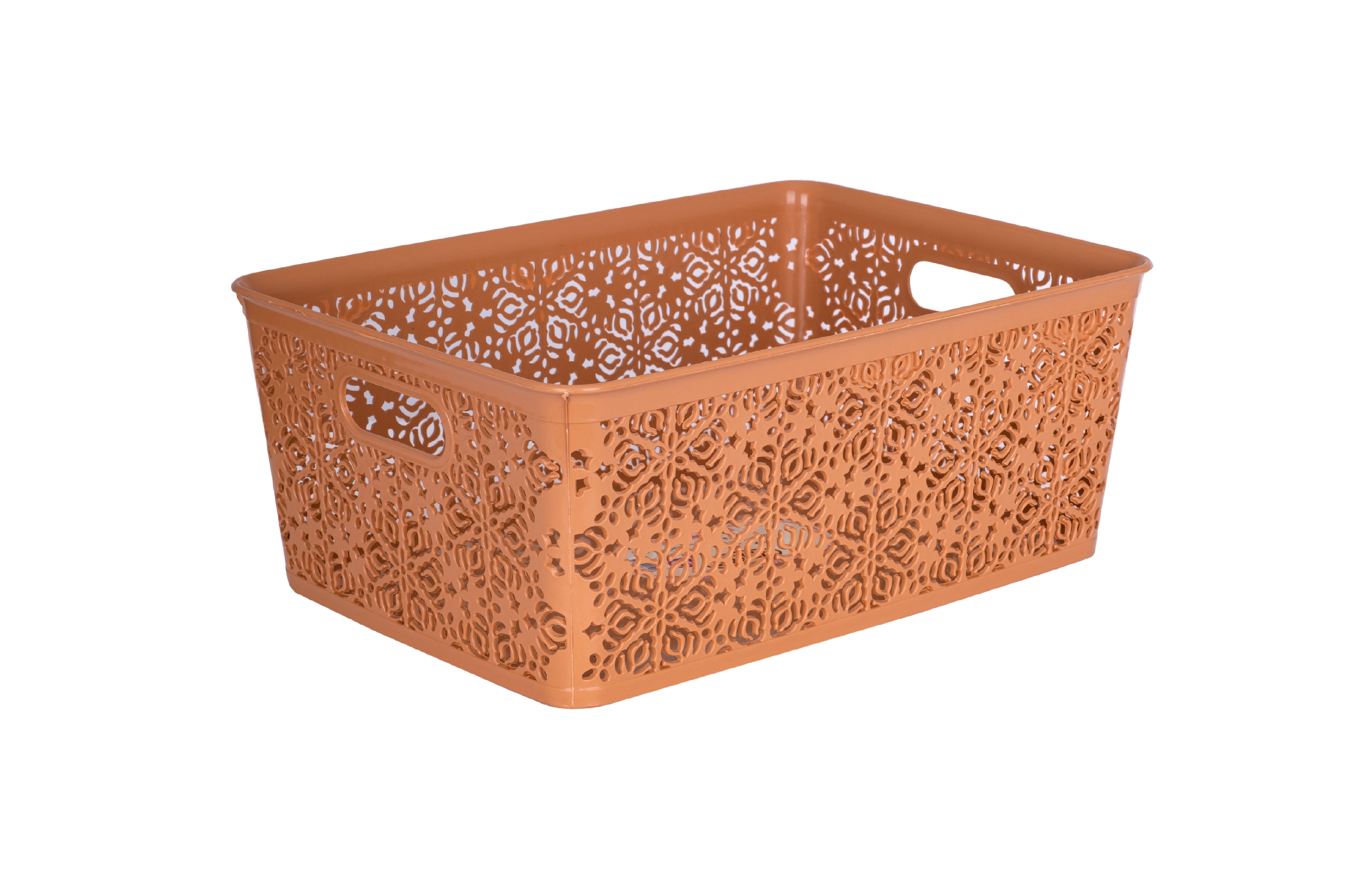 Корзина VIOLET HOUSE CARAMEL Ажур 10х19,5х25 Коричневый (6618664)