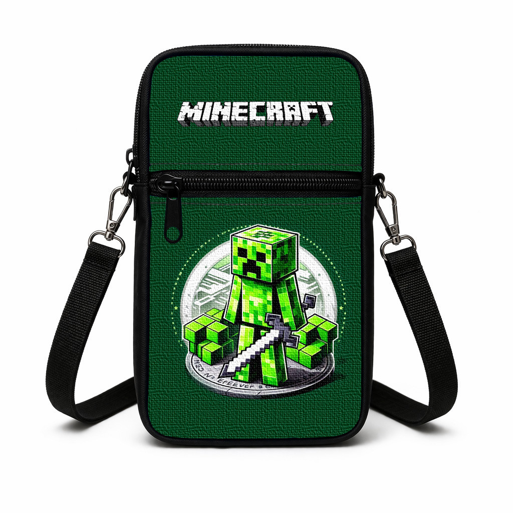 Дитяча сумка через плече Minecraft 19×10×5 см для телефона