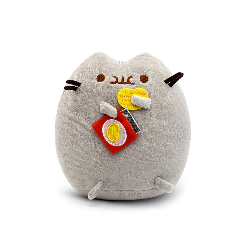 М'яка іграшка Pusheen cat 2Life з чіпсами Gray (n-69)