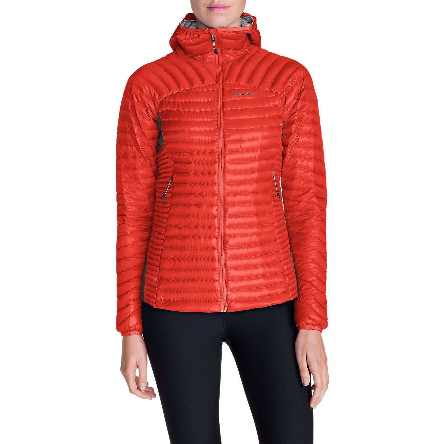 Куртка Eddie Bauer Womens MicroTherm StormDown Hooded Jacket XS Красный (0927PO)