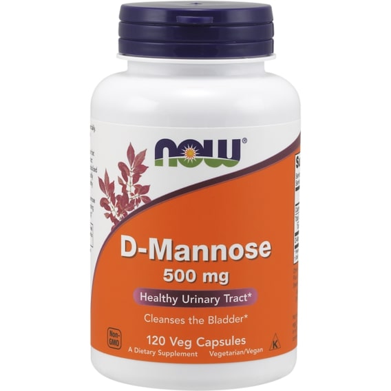 Урологический препарат NOW Foods D-Mannose 500 mg 120 Veg Caps