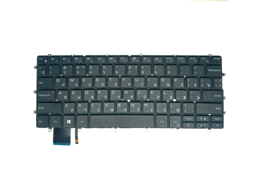 Клавиатура для ноутбука DELL XPS 13 9333/L321x/322x Black RU c подсветкой (A52070)