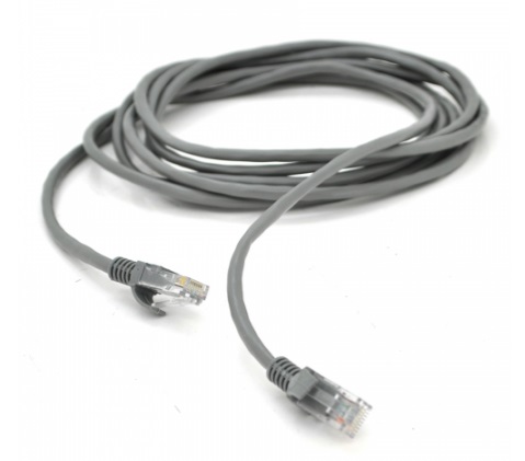 Патч-корд литий Ritar PCR-CU/1.5G/09100 UTP RJ45 Cat.5e 1,5м сірий