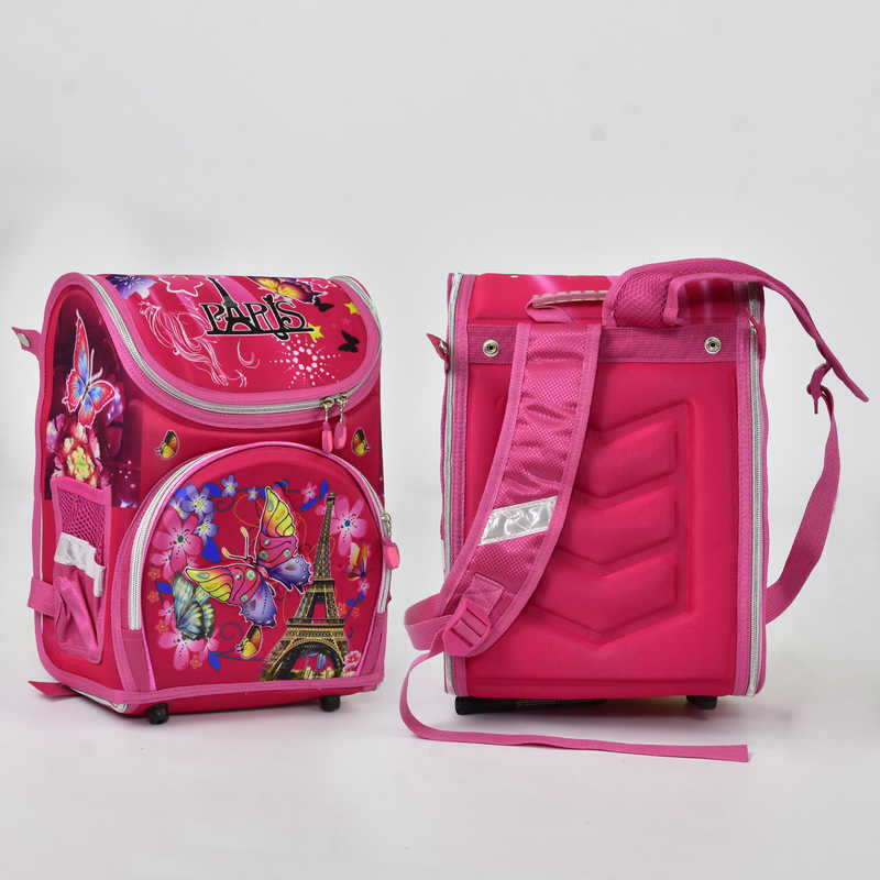 Рюкзак школьный 00150 Ортопедическая спинка Розовый (2-00150-66013)