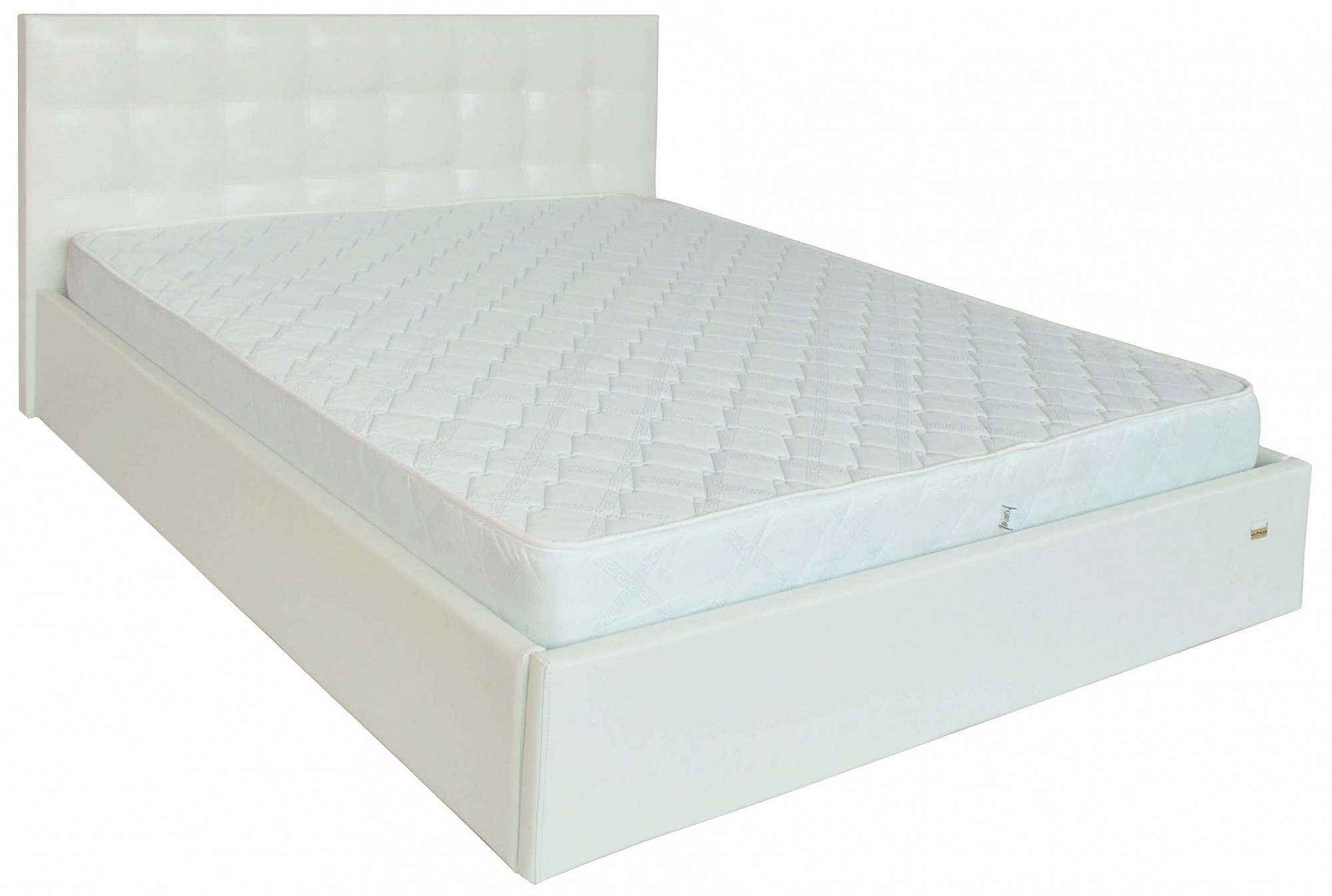 Ліжко двоспальне Richman Chester New VIP 180 х 200 см Лаки White Білий