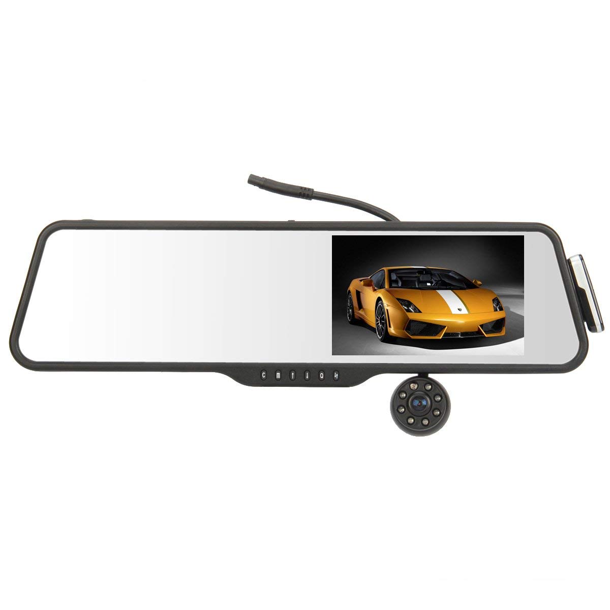 Відеореєстратор-дзеркало Noisy DVR LS516 Full HD камерою заднього виду/Bluetooth-гарнітура (657110606)