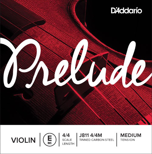 Струна D'Addario J811 4/4M Prelude Violin E String Medium Tension