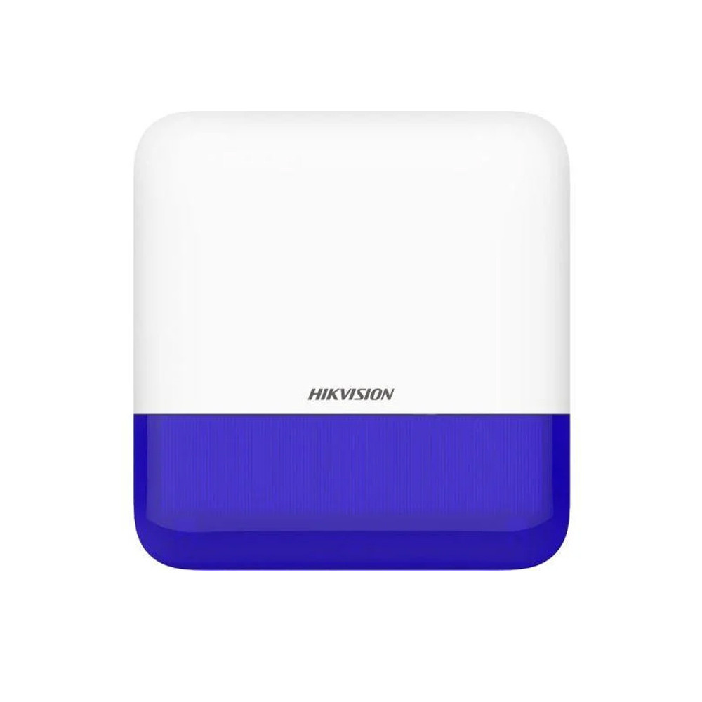Бездротова вулична сирена Hikvision DS-PS1-E-WE (Синя)